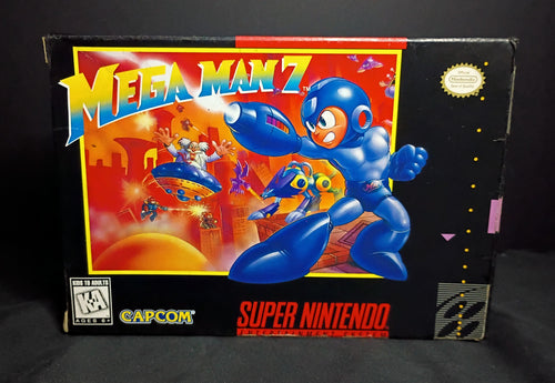 Mega Man 7 SNES CIB with Registration Card
